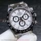 Perfect Replica Noob Factory Rolex Daytona 4130 White Face Black Bezel 40mm Men's Watch (2)_th.jpg